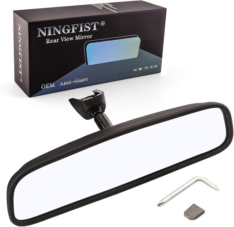 NINGFIST Rear View Mirror Assembly for Hyundai & KIA 85101-3X100 Optima K5 Forte Koup Rio Sorento Sportage Hyundai Elantra Tucson Santa Fe Sonata Equus Kona - Image 1
